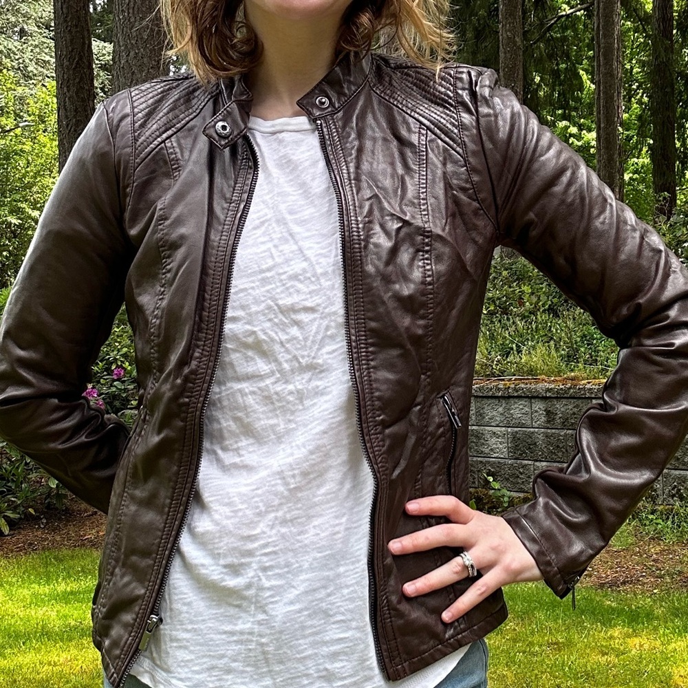 Express Faux Leather Jacket